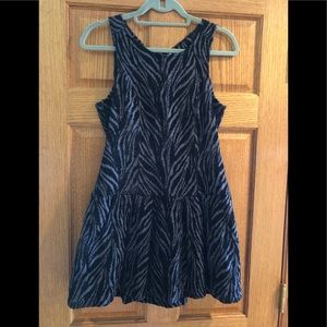 Free People Velvet Animal Print Dress